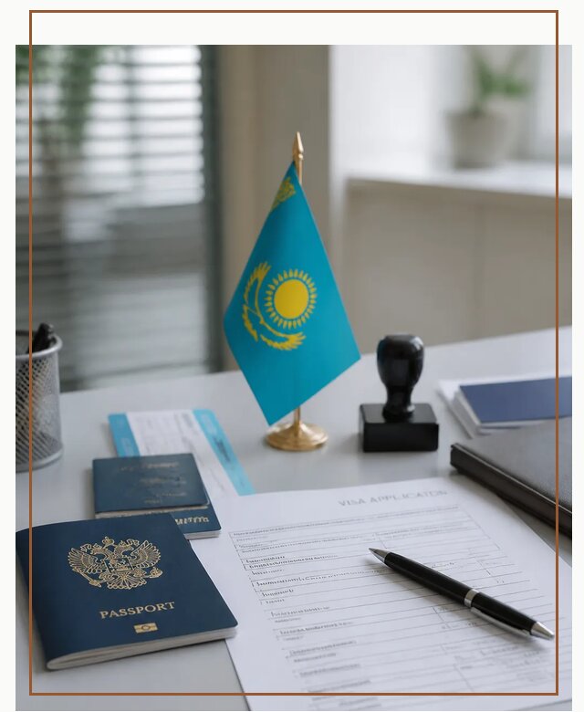 Оформление визы в Казахстан для поездки и работы в Красноуфимске