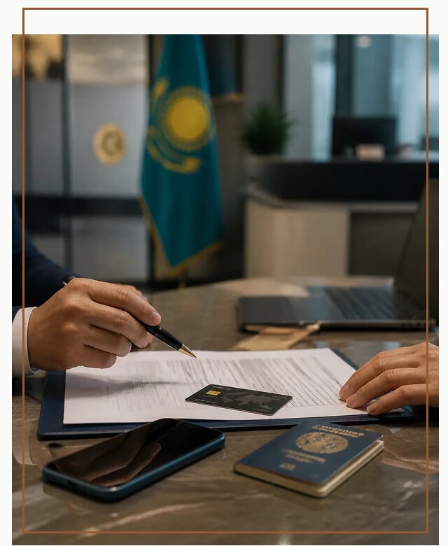 Открытие счета и банковской карты в Казахстане в Красноуфимске